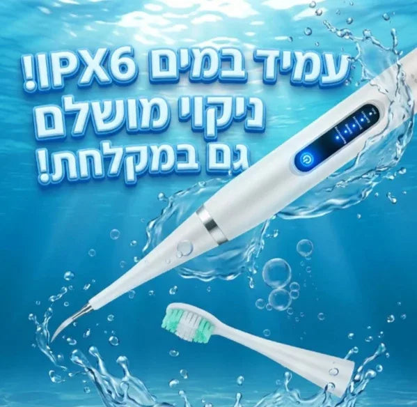 מברשת שיניים אולטרסונית לכלבים - הסרת אבנית והלבנת שיניים - מוצרים חובה לחיות מחמד 